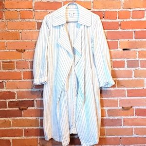 Striped Duster- Worn Once